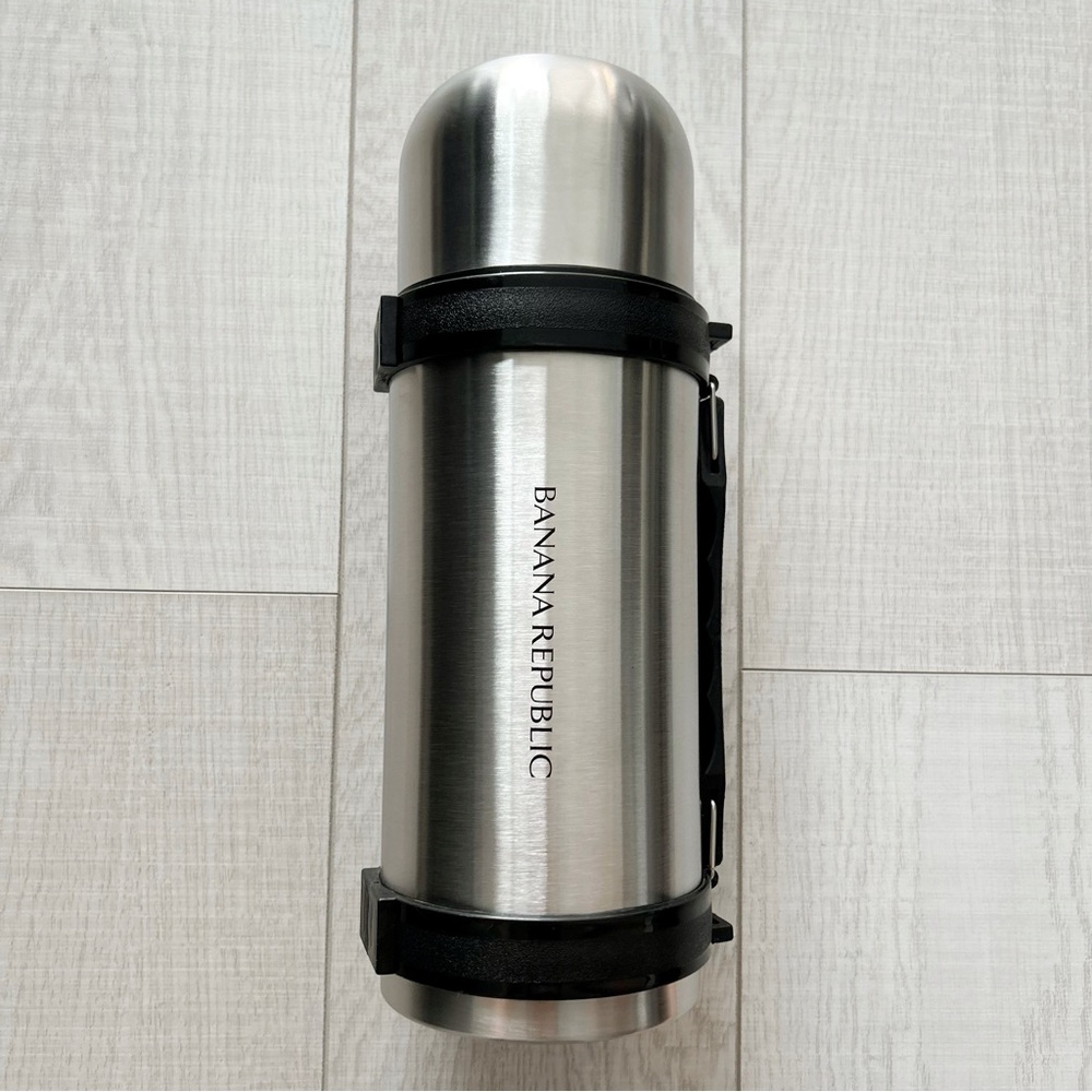Banana Republic stainless steel soup thermos bottle